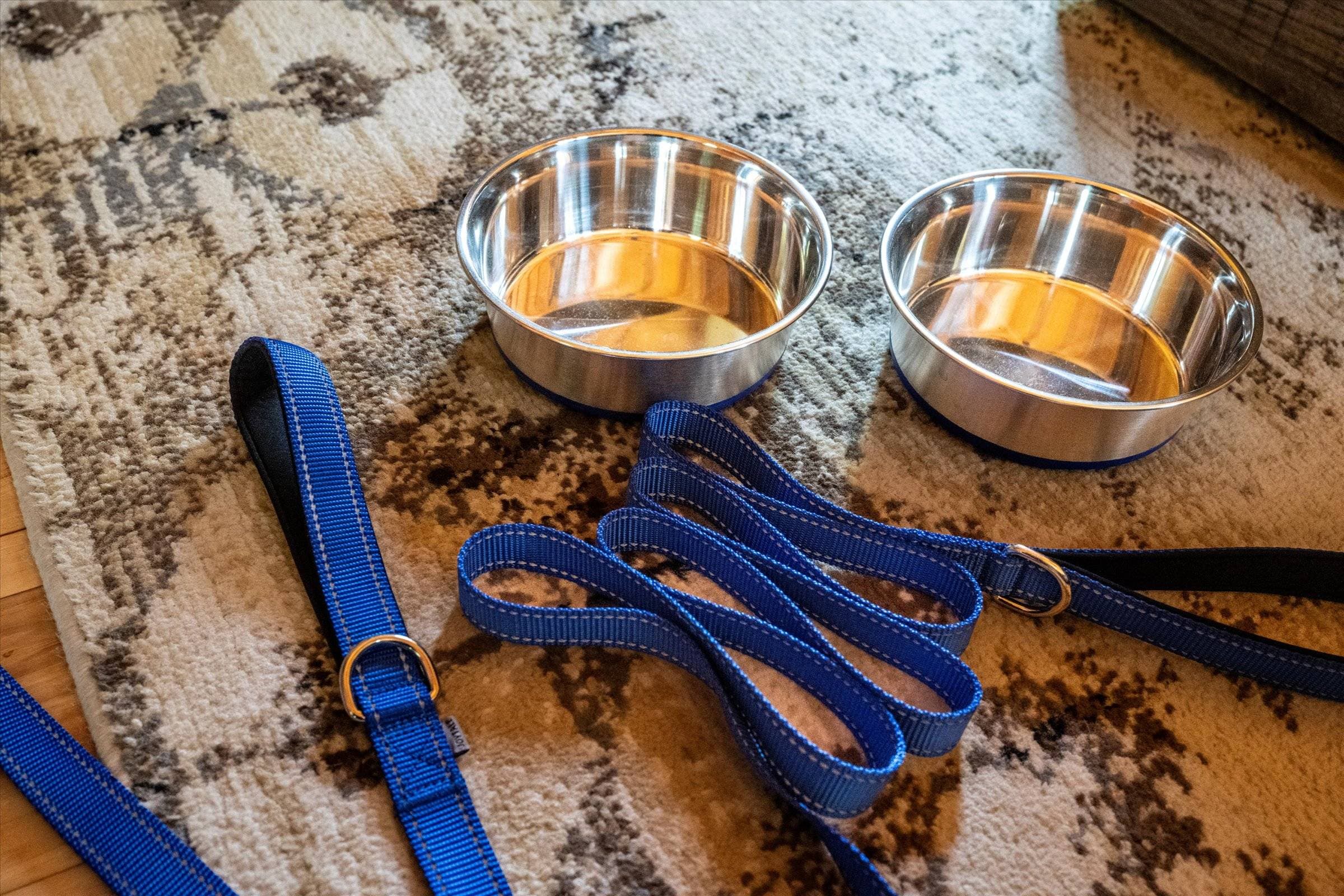 Everything your pup needs! Dog leashes, bowls, and handy doggy bags provided for a worry-free stay with your furry friend.